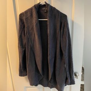 Shawl collar sweater with pockets
